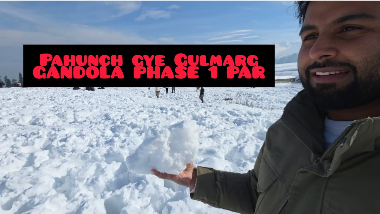 ☁️🚠​Finally, Gulmarg Gondola Phase 1 ka safar shuru ho gaya. 