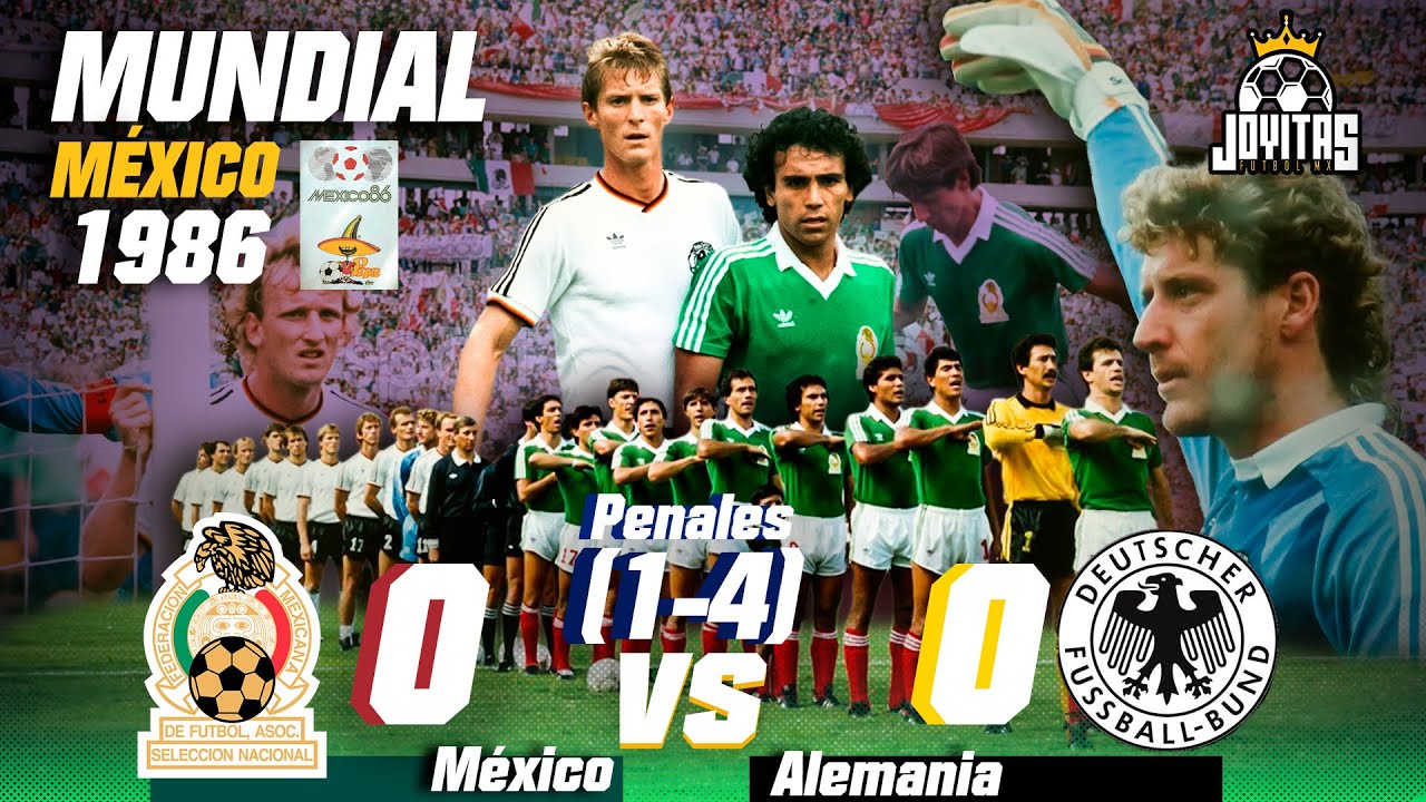 La ÚNICA vez que MÉXICO ha jugado EL QUINTO PARTIDO | México vs Alemania Mundial 1986