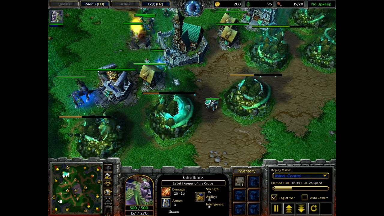 Night Elf Vs Human Eurobattle.net
