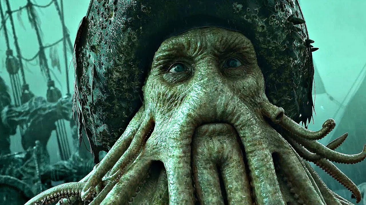 Kingdom Hearts 3 - Davy Jones Boss Fight (Pirates of Caribbean Ending)