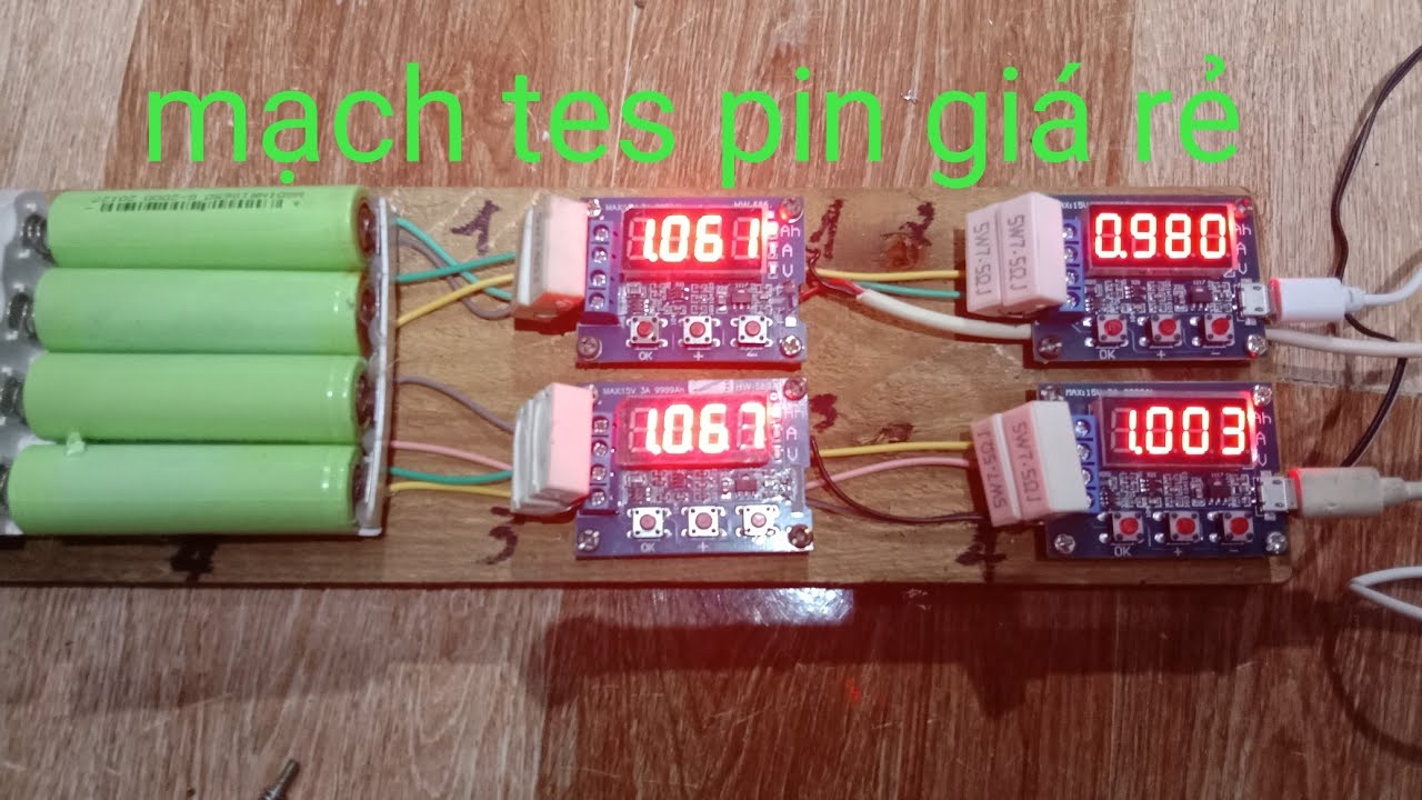 mạch tets pin 18650 gia rẻ