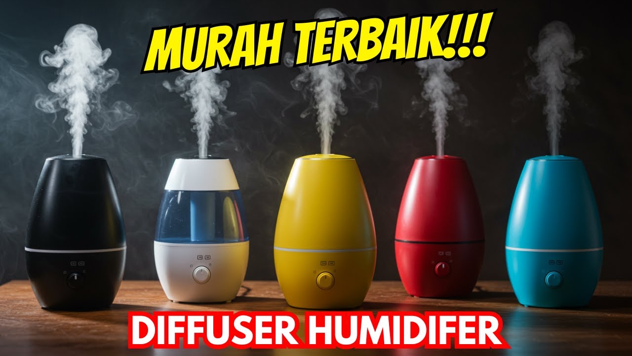 5 Rekomendasi Humidifier Terbaik 2025: Ruangan Auto Wangi & Nyaman (Mulai 200rb-an)
