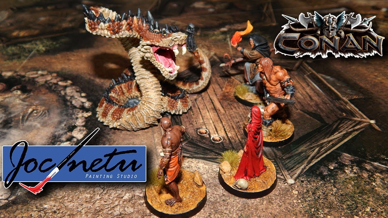 Conan pro-painted miniatures (Monolith)