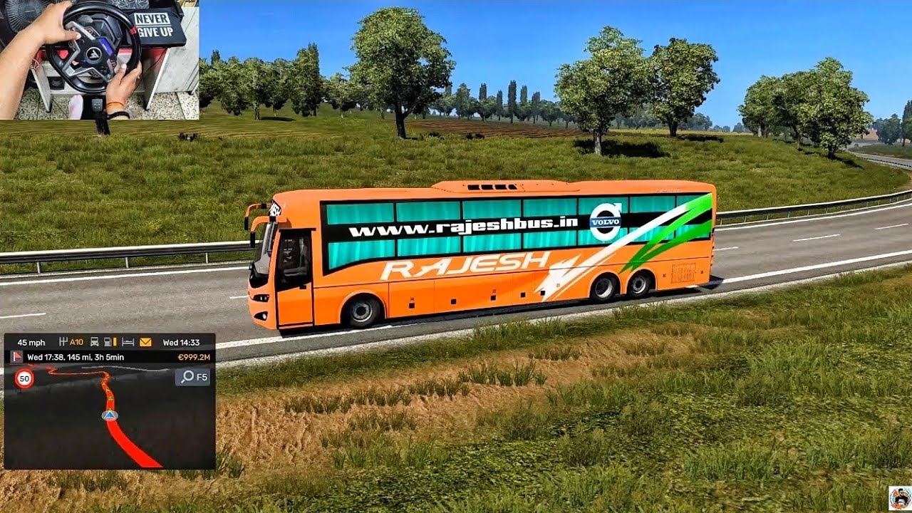 Euro Truck Simulator Episode 6  Volvo Bus Grimsby to felixstowe with Staring well PC game 🎮🎯