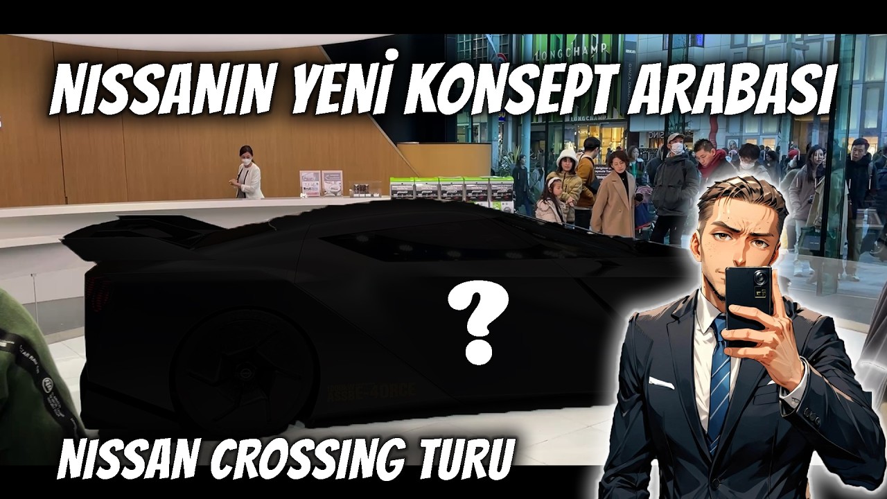 Nissan’ın Yeni Konsept Arabası! 🚗 Nissan Crossing & Ginza Turu