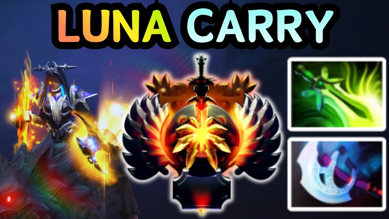 🔥 NEW PATCH 7.40b LUNA CARRY 930 GPM 1100 XPM | DOTA 2 GAMEPLAY 🔥