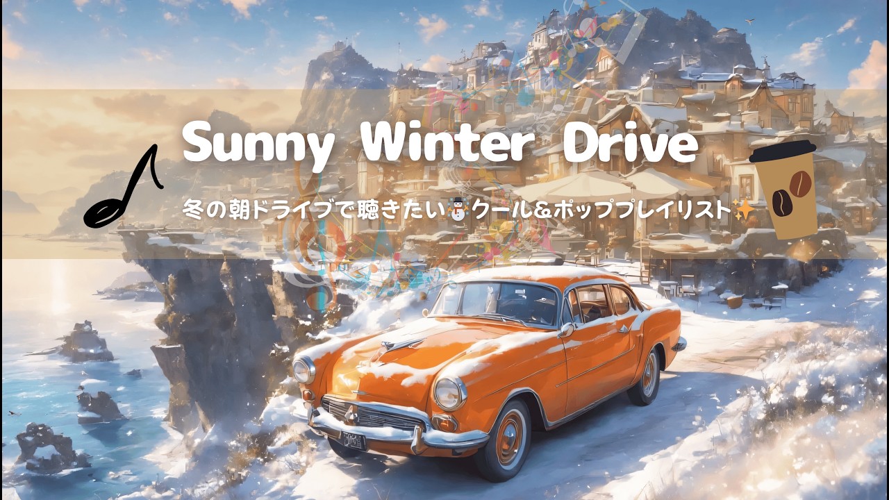 Крутой зимний дэнс-поп микс ❄️ В путь с прохладным утренним ветром | Cool Morning Drive Tune