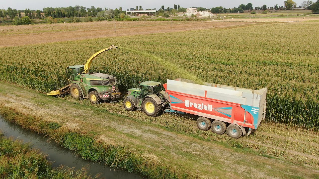 Corn Silage 2k22 | John Deere 9800i + Kemper 490 plus | JD 6175R + Grazioli | JD 7920 + Valzelli X3
