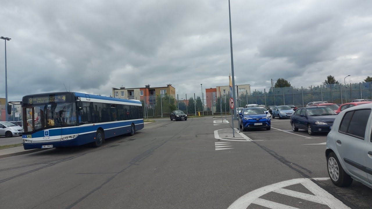 Linia: 8, Kierunek: Rumia Port CH - Solaris Urbino 12 III #828 | MZK Wejherowo |