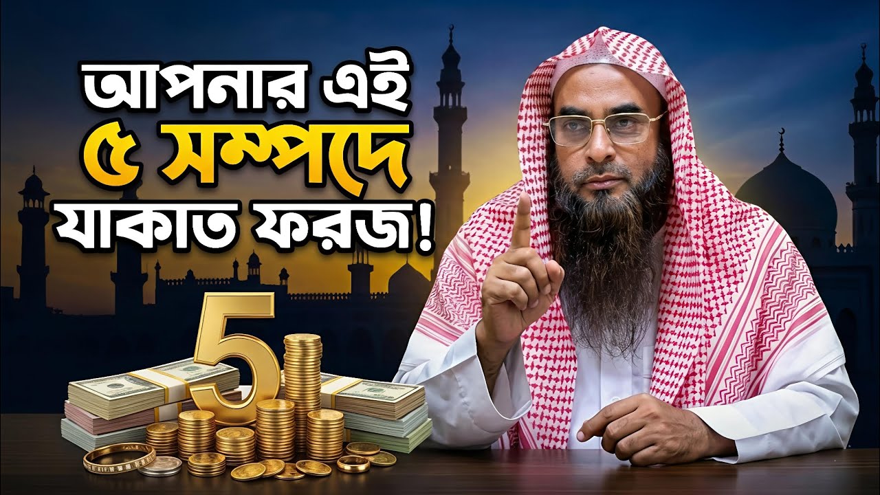 আপনার ৫ ধরনের সম্পদে যাকাত ফরজ | কার উপর যাকাত দেওয়া বাধ্যতামূলক?