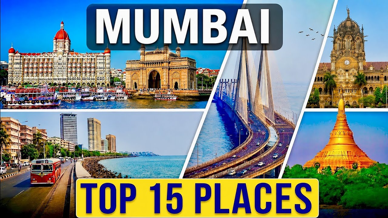 Top 15 Tourist Places in Mumbai | Best Places to visit in Mumbai | Mumbai City travel Guide 2026 | 