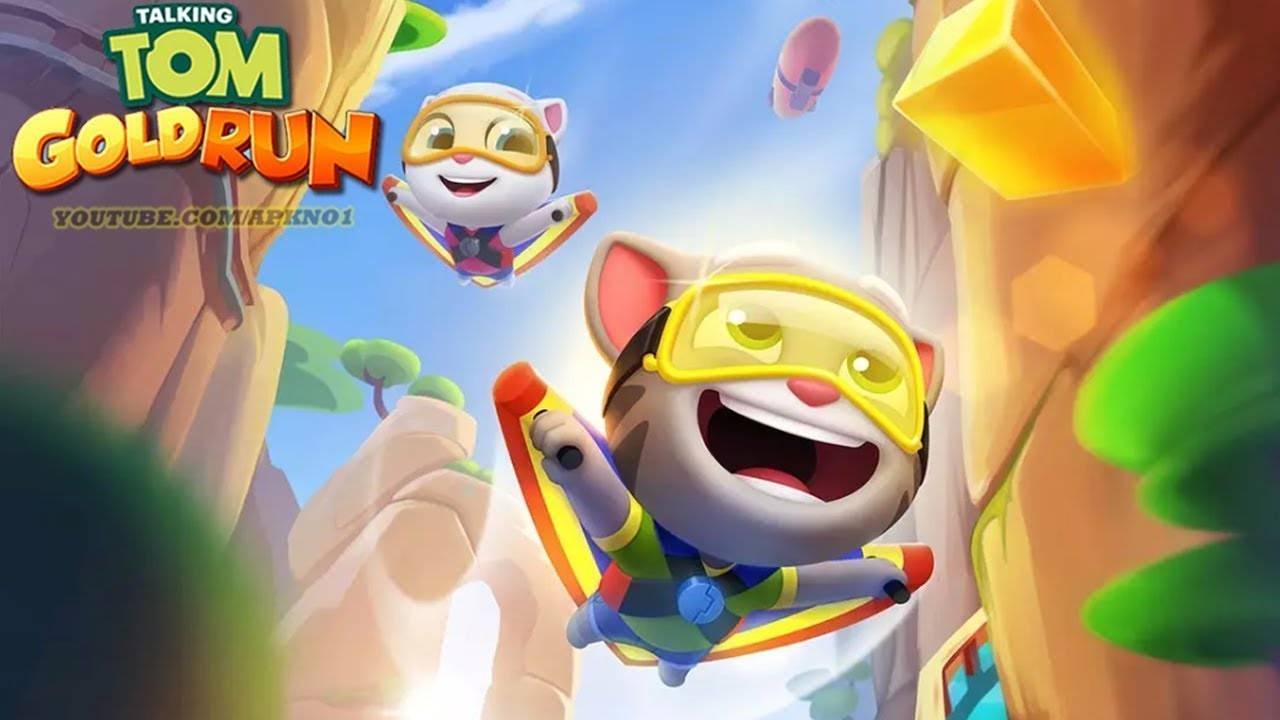 Talking Tom Gold Run - New Update - Flying Side World