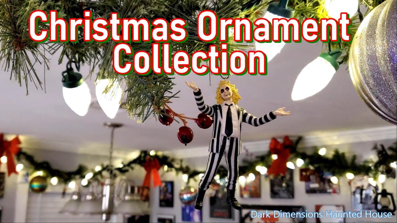 Our Christmas Holiday Ornament Collection filled with Hallmark Disney and Horror Ornaments 4K Video