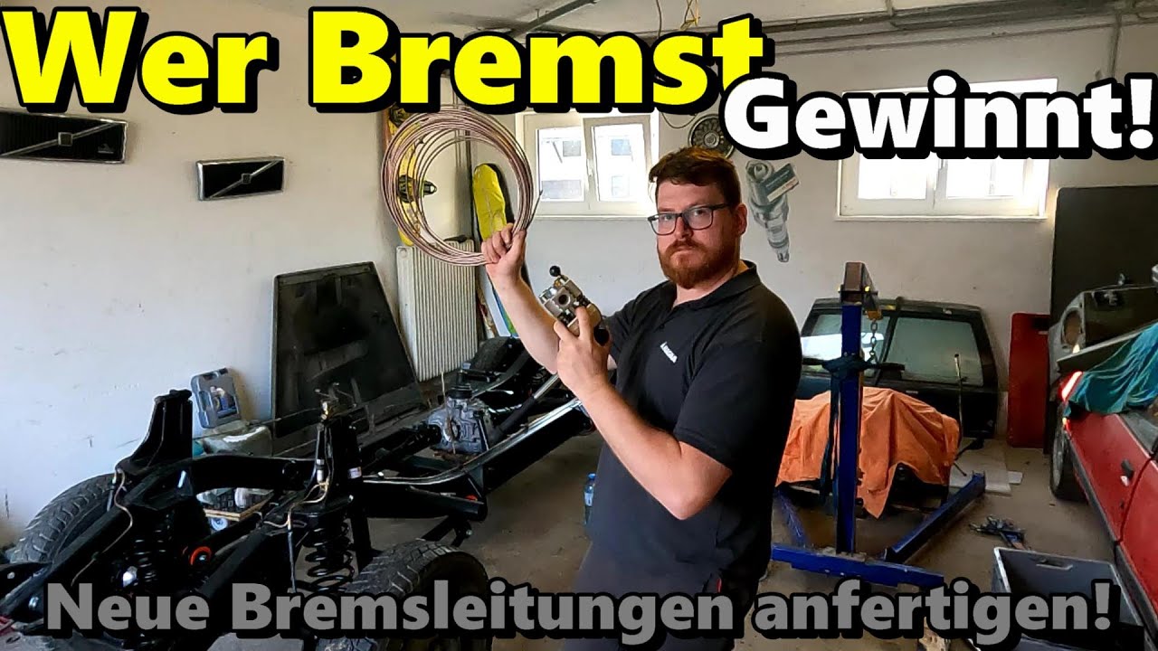 Wer bremst Gewinnt! Bremsleitungen anfertigen mit meinem Neuen Spielzeug