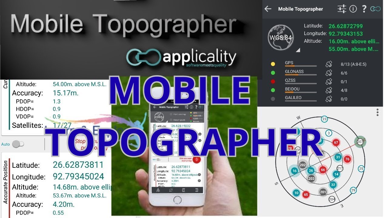 Mobile Topographer: Levanta puntos y crea mapas completos desde tu celular
