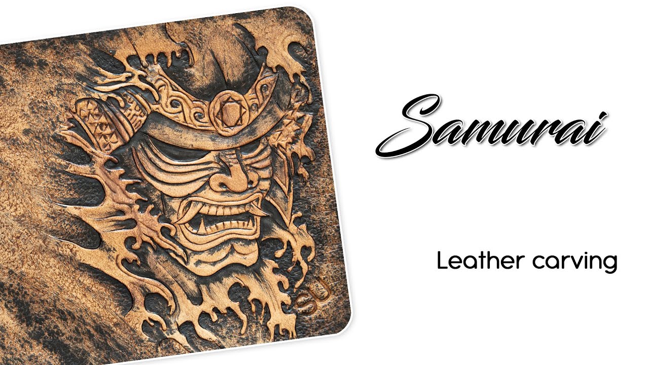 Samurai - leather carving
