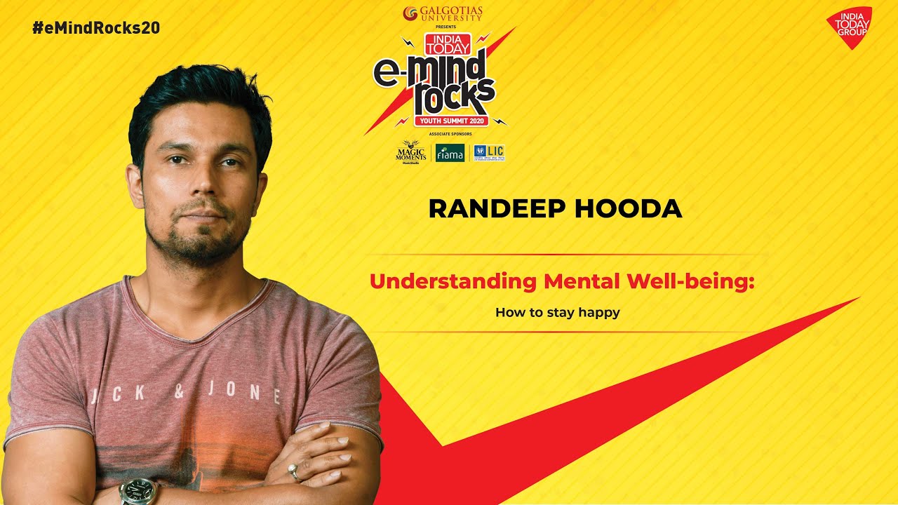 e-Mind Rocks 2020 | How Youngsters Should Deal With Stress And Depression: Randeep Hooda Exclusive