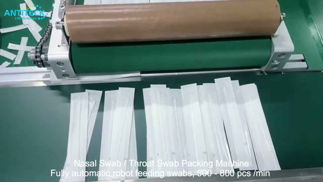 Nasal Swab Packing Machine - Fully Automatic Packing Machine For Throat Swab - Oropharyngeal Awab