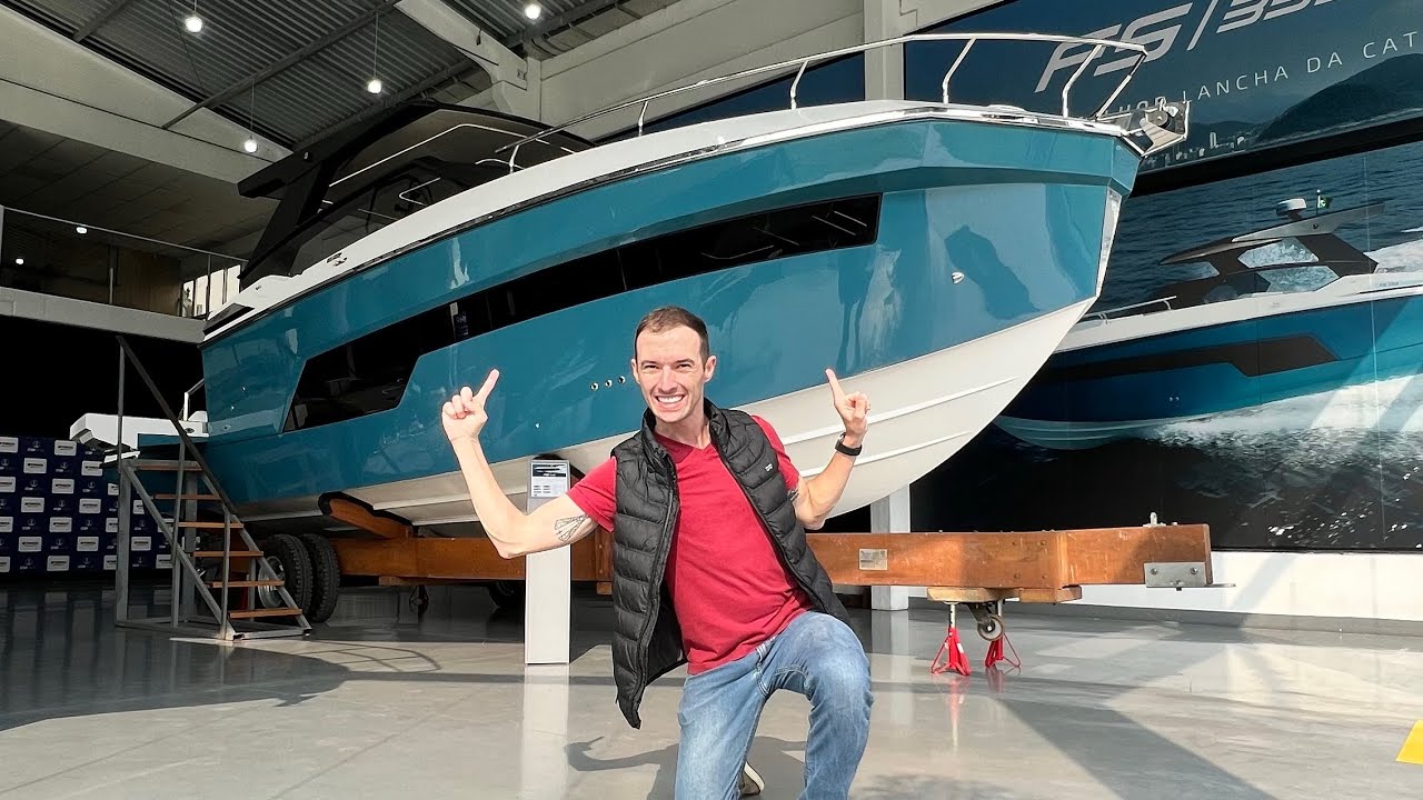 FS355 - Lançamento da lancha - barco - iate em Balneário Camboriú 2024