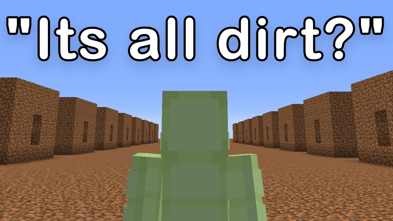 Minecraft but I Join DIRT CIVILIZATION