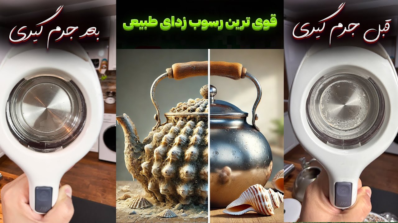 کدام یک رسوب کتری و چایی ساز را نابود می کند؟ گوش ماهی VS قرص ماشین ظرفشویی