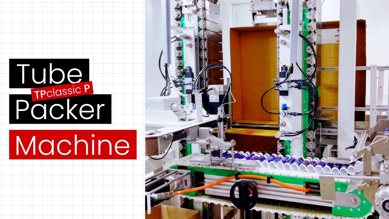 Tube Packing Machine for plastic & laminate tubes | TPclassic by Technoshell, India