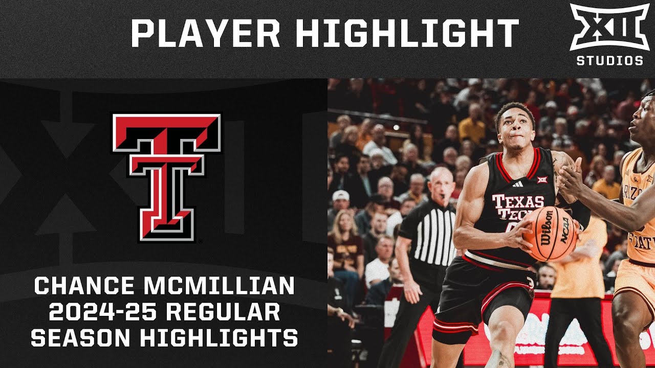 Chance McMillian 2024-25 Regular Season Highlights | Big 12 Basketball