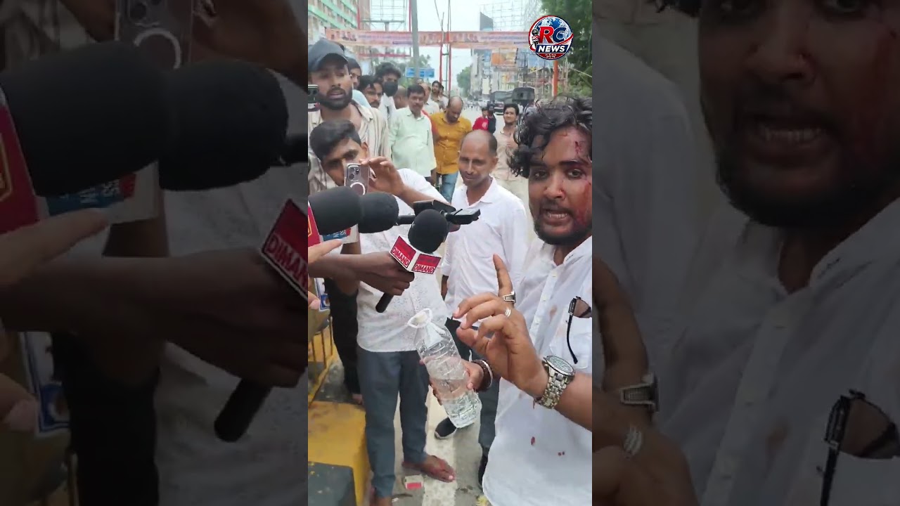 प्रशासन के लाठीचार्ज में युवक घायल, माथे पर गंभीर चोट से बहता रहा खून | पटना आंदोलन