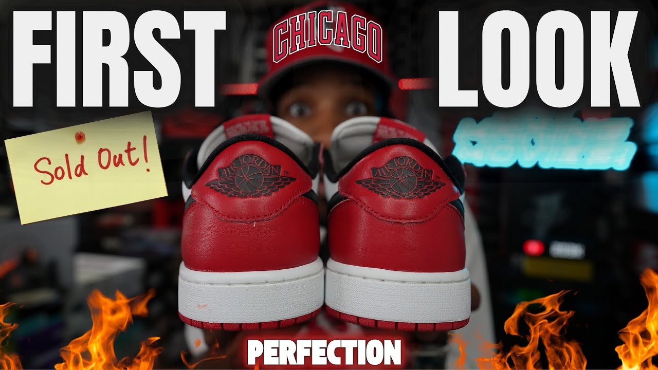 PERFECTION!! PROBABLY ONE OF THE BEST JORDAN LOWS EVER FIRST LOOK 2025 JORDAN 1 LOW CHICAGO!