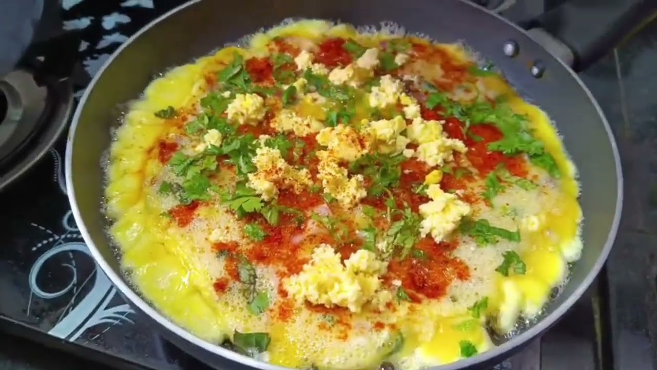 Sunday egg Pizza style omelette 