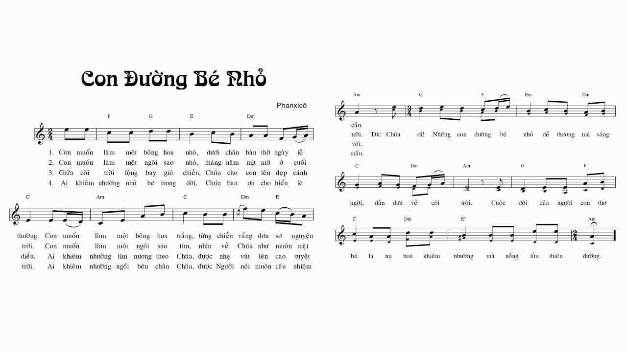Con Đường Bé Nhỏ - Phanxicô (Hiệp Lễ, Tận Hiến)