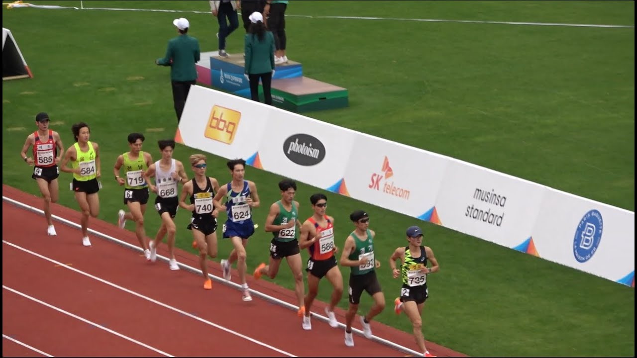 24년 전국체전 남일 5000m 결승_241013 #육상 #박종학 #박원빈 #백승호