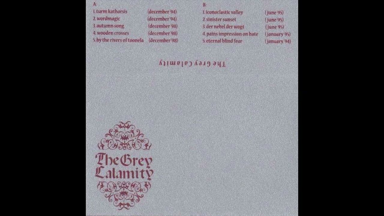 The Grey Calamity - S/T (Estonian Black Metal compilation)