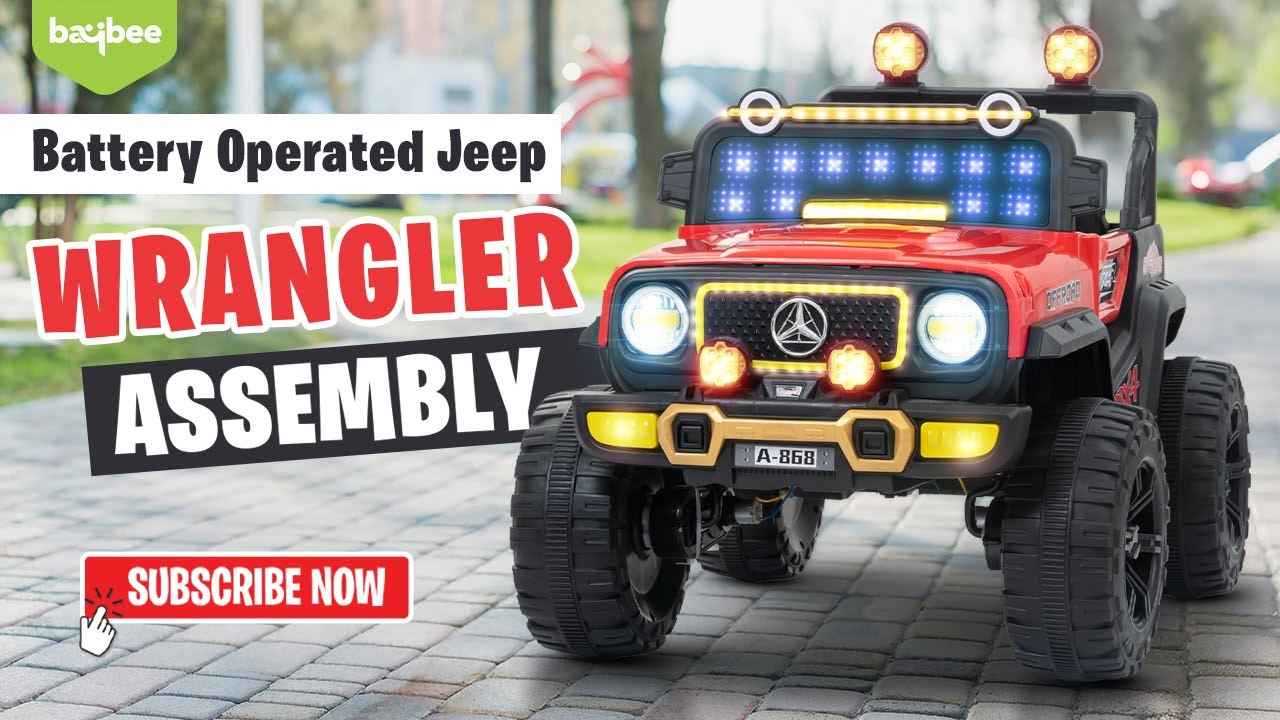 Step-by-Step Assembly Video: Baybee Wrangler Battery Operated Jeep for Kids