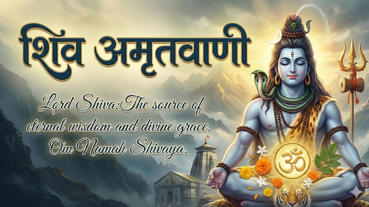 शिव अमृतवाणी | Shiv Amritvani | Powerful Shiva Devotional for Calm Mind