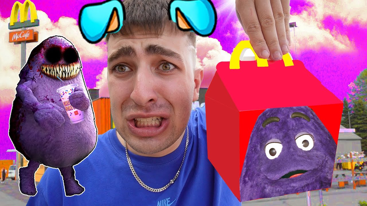 Nigdy NIE JEDZ HAPPY MEALA GRIMACE z McDonald's ⛔😱