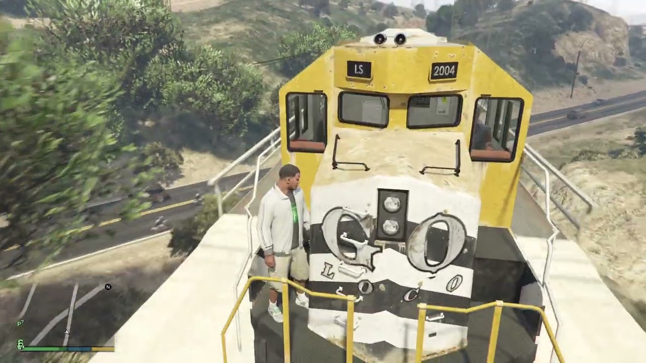 Impossible train journey with pilot headshot one and only GTM Gta5
