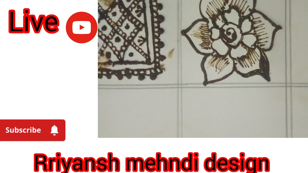 Easy paper practice ✍️ mehndi design