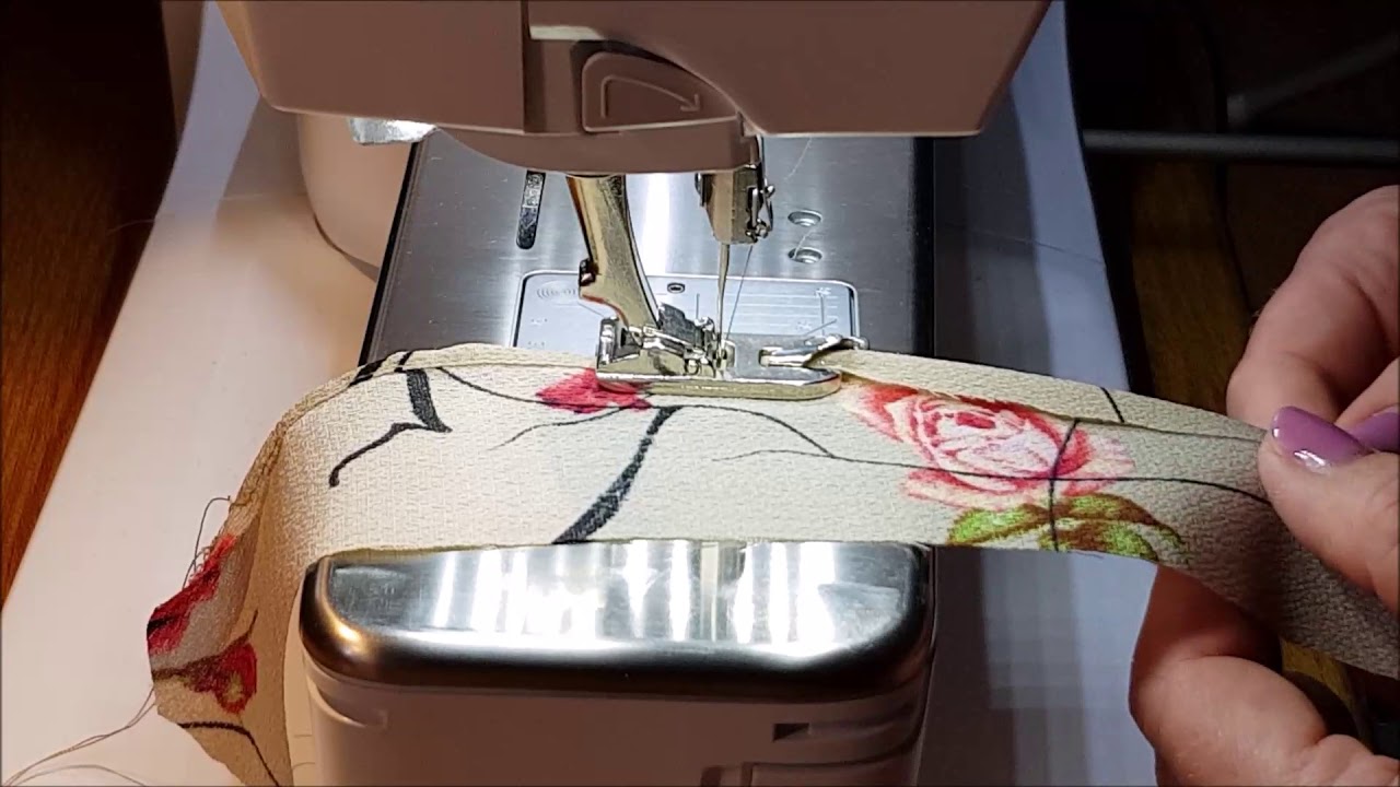 How To Sew A Rolled Hem tutorial with Bernina foot 63   Angeline