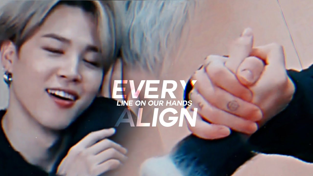 [💌] Jikook —  every line on our hands align.