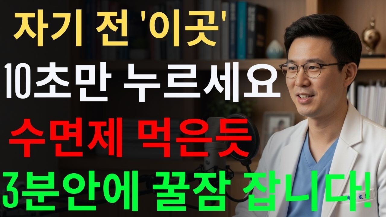 불면증 때문에 치매 올까 두렵나요? 딱 10초면 기절하듯 잠이 쏟아집니다!