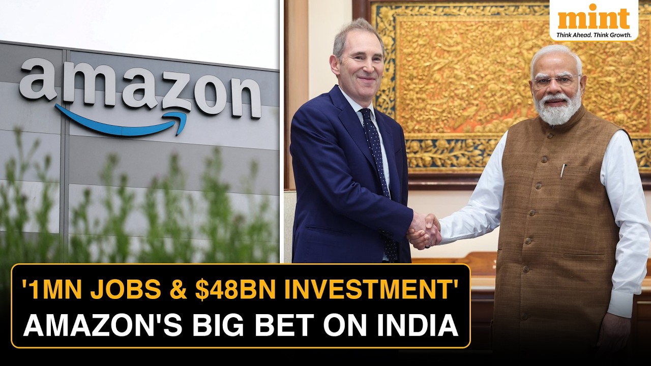 Why Amazon Raised India's Investment to $48 Bn, Targets 3.8 Mn Jobs | CEO Andy Jassy Explains