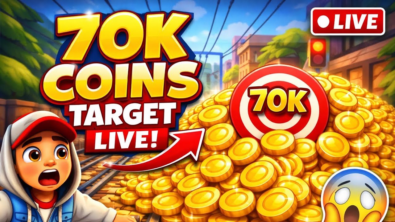 50K Coins LIVE Target Playing Subway Surfers #subwaysurfers #subwaysurferslive #shortsvideo #shorts