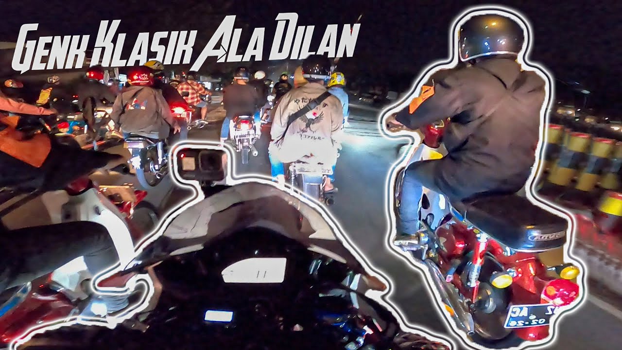 Banjir Motor klasik 90an - Squad Barbar NR Lagii | CBR1000 Z1000 Z900