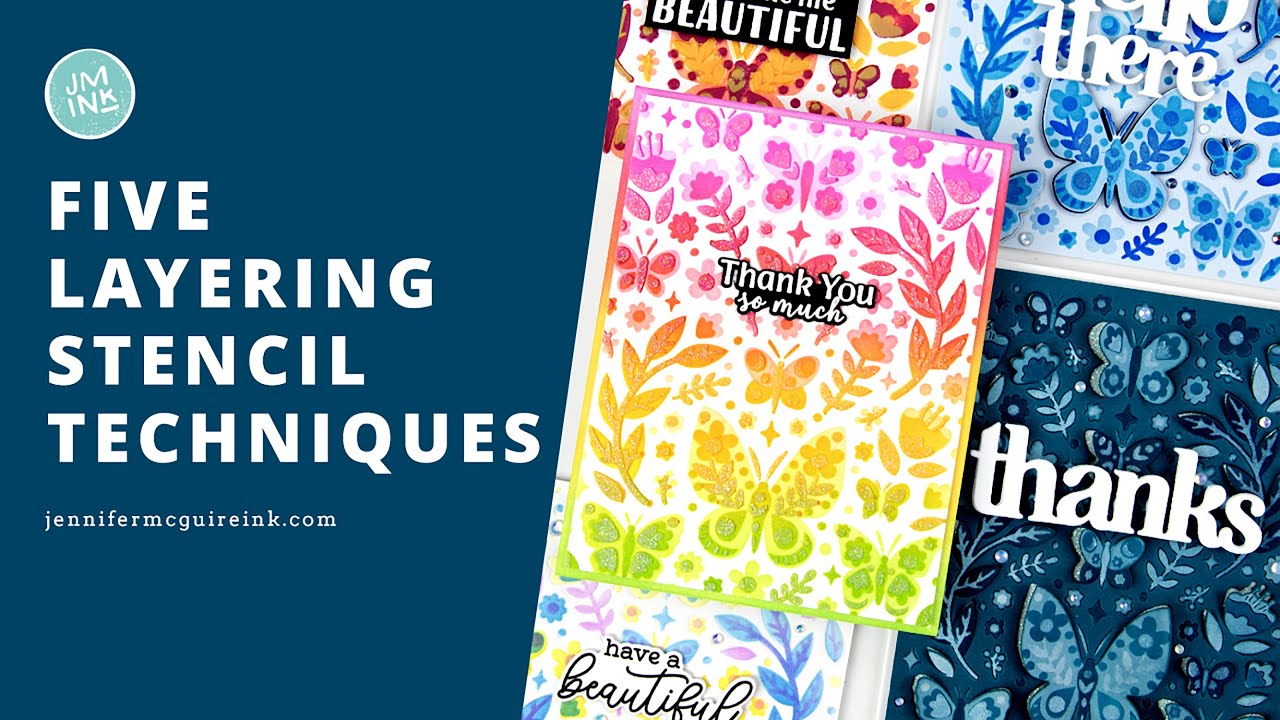 5 Layering Stencil Techniques! [Easy & Impactful]