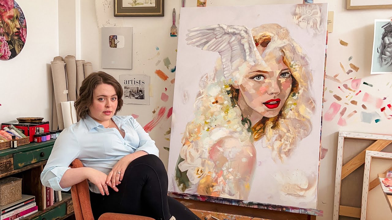Moving studios 🌸🍒 A mildly chaotic and cozy art vlog