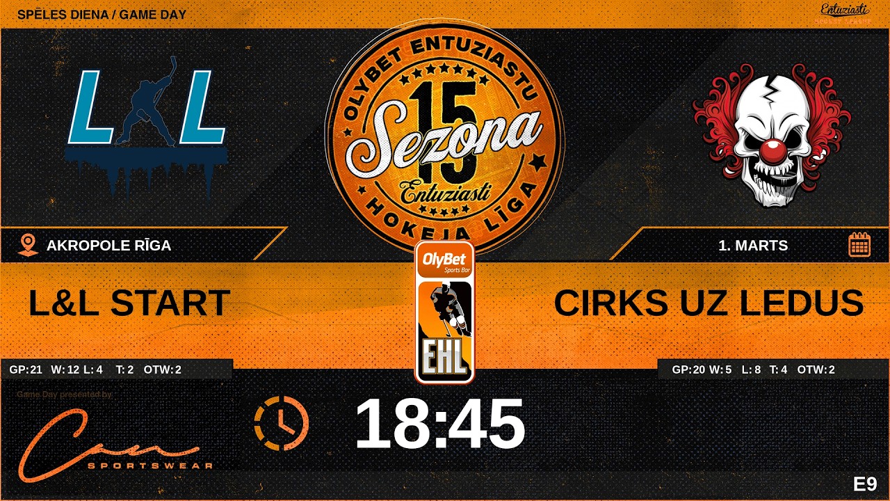 🎧🎤2026 03 01 | L&L START (LLS) - CIRKS UZ LEDUS (CRK) | E9