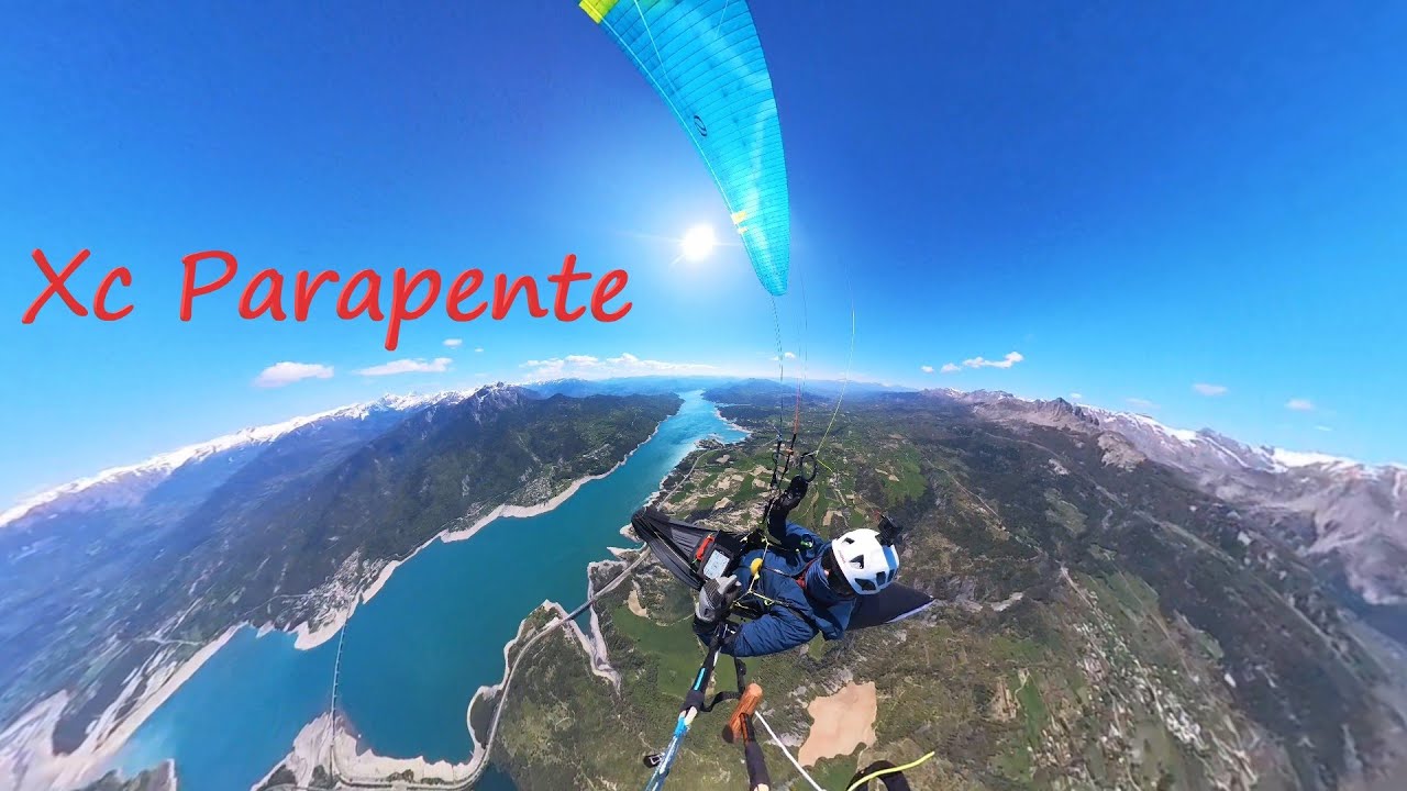 Vol cross parapente : 149km autour du Lac de Serre Ponçon