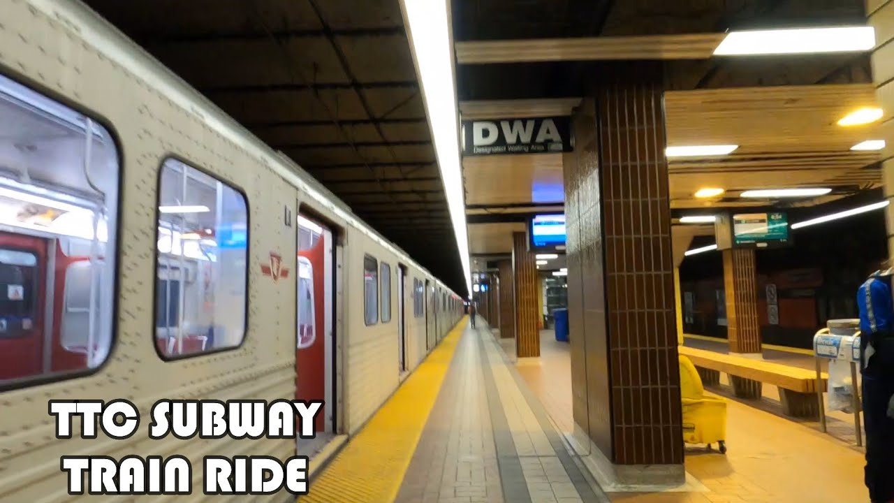 TTC Subway Train Ride From Kennedy To Victoria Park Station