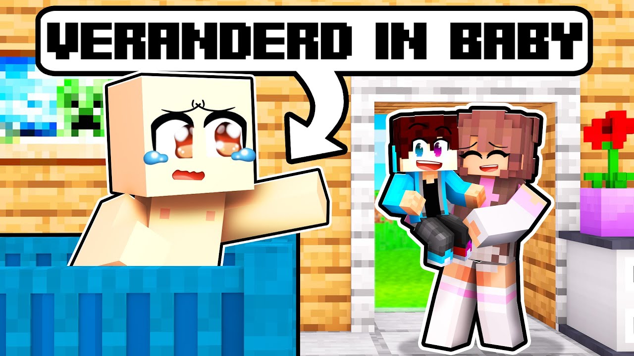 Alex Is Een BABY In Minecraft!
